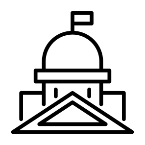 Government, Monument, Authority, Corporative, Corporate, Corporation icon