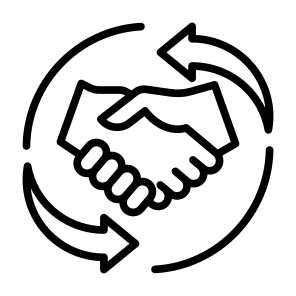 Trade Agreement, Trade, Agreement, Shake Hands, Transaction, Multilateral  icon