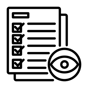Audit, Eye, Investigation, Controlling, Checking  icon