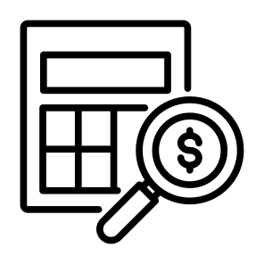Calculating, Money, Calculator, Analysis, Accounting icon