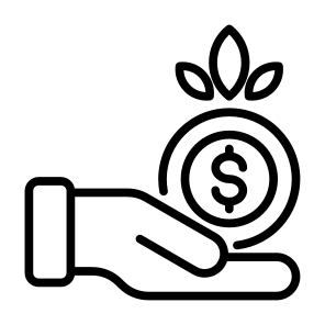 Investment, Money, Plant, Growth, Profit icon