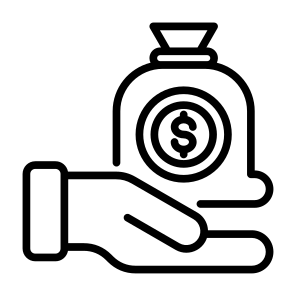Loans, Investment, Money Bag, Finance, Accounting icon