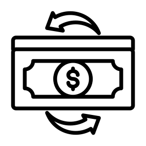 Money Flow, Process, Flexibility, Finance, Cash Flow icon