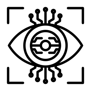 Eye Scanner, Eye Recognition, Scanner, Ai, Recognition, Protection, Security, Technology  icon