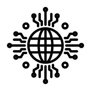 Networking, Technology, Globe, Internet, Digitalization  icon