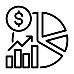 Statistics, Investment, Management, Financial, Profits icon
