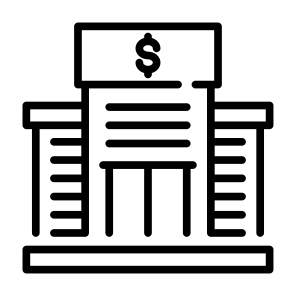 Bank, Buildings, Banking, Bank Account, Architecture And City  icon