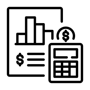 Budget Calculation, Budgeting, Report, Budget, Cost, Calculation icon