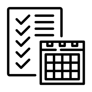 Daily Tasks, Tasks, Schedule, To Do List, Planning, Checklist   icon