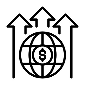 Global Growth, Sales, Global, Growth, Trade, Stock Market    icon