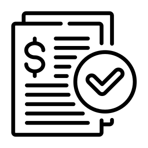 Paid, Taxes, Tax, Receipt, Document, File  icon