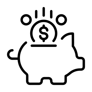 Savings, Save, Money, Piggy, Bank, Cost Saving icon