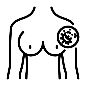 Breast Cancer, Cancer, Cancer Cell, Disease, Tumor  icon