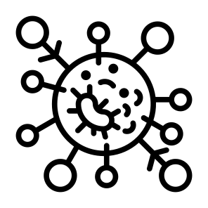 Cancer, Cell, Tumor, Bacteria, Illness icon