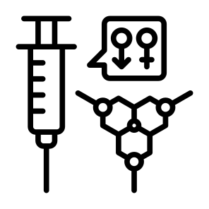Hormone Therapy, Treatment, Injection, Hormones, Gene  icon