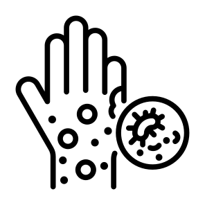 Skin Allergy, Irritation, Dermatology, Allergies, Skin Disease icon