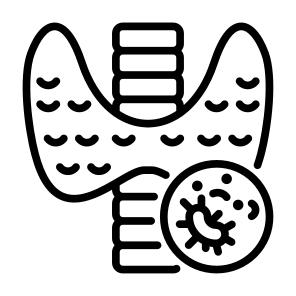 Thyroid, Cancer, Disease, Illness, Cancer Cell icon
