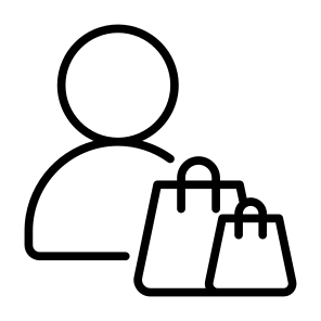 Consumer, Purchase, Customer, User, Shopping Bag  icon