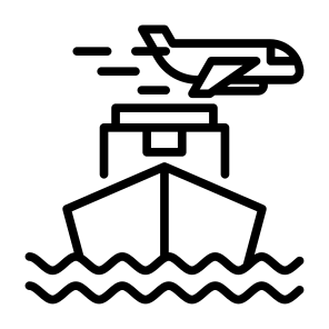 Delivery Shipments, Transportation, Plane, Delivery, Boat icon