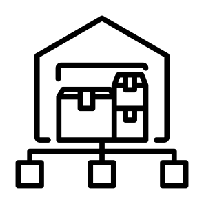 Distributor, Distribution, Deployment, Distributed, Networking  icon