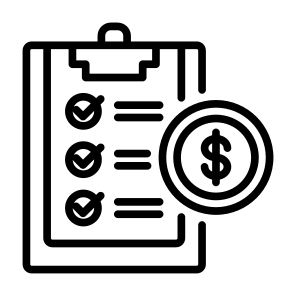 Price List, Shopping List, Checklist, Document, Money  icon