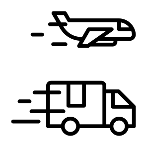 Shipments, Transportation, Delivery Plane, Delivery, Truck  icon