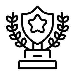 Trophy, Trophy Star, Championship, Star Badge, Trophy Medal  icon