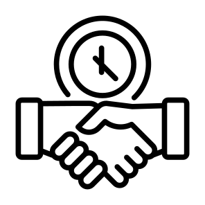 Commitment, Time, Payment, Debt, Credit, Promise, Agreement icon