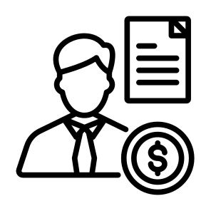 Debtor, Financial, People, User, Tax, Business, Finance icon