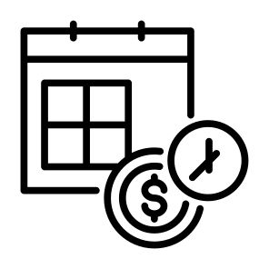 Instalment, Debt, Payment, Term, Loan, Installment Plan, Calendar, Money, Payment Day  icon