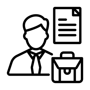 Obligation, Entrepreneur, Contract, Work, User icon