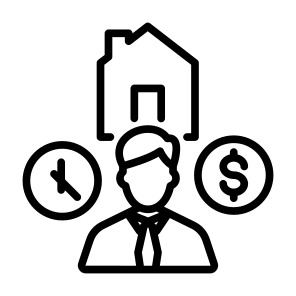 Obligation, Refinance, Debt, Mortgage, Investment, House, Credit icon