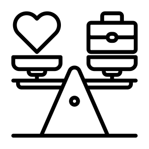 Balance, Work, Lifestyle, Portfolio, Quality Of Life  icon