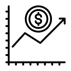 Inflation, Economy, Increase, Profit, Money icon