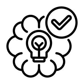 Mindset, Brain, Innovation, Thinking, Idea  icon