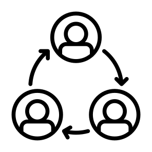 Reorganization, Restructuring, Restructure, Rotation, Change icon