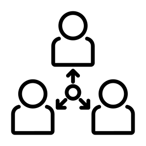 Reposition, Networking, User, Recruitment, Management  icon