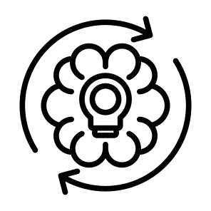 Rethinking, Consideration, Decision, Creative Thinking, Change  icon