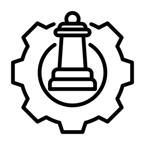 Strategy, Management, Process, Chess Piece, Tactics  icon