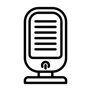 Voice Assistant, Microphone, Voice Recorder, Electronics, Technology  icon