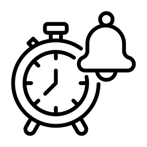 Alarm, Notification Bell, Bell, Time And Date, Timer, Time, Clock icon