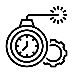 Deadline, Overdue, Overtime, Rush, Planning, Time Management, Time icon