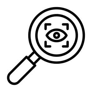 Focus, Aim, Target, Search, Targeting, Magnifying, Searching icon
