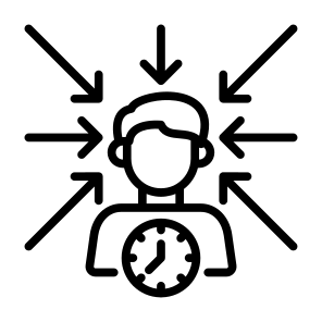 Focus, Worker, Employee, Time Management, Concentration icon