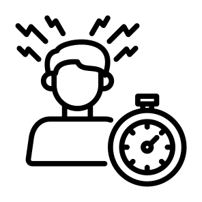 High Pressure, User, Work, Time, Stress  icon