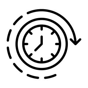 Long Time, Watch, Duration, Clock, Running Time, Time Passing, Circular Arrow, Restore icon