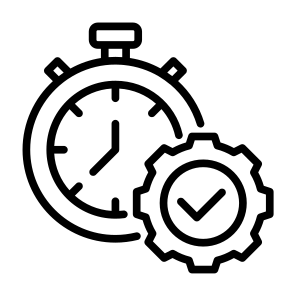 Time Management, Efficiency, Productivity, Clock, Time, Work Experience, Schedule, Timetable icon