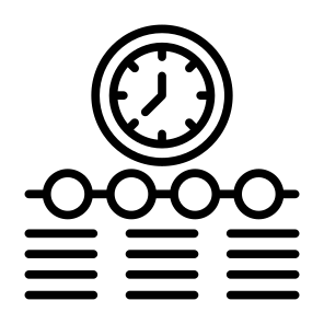 Timeline, Features, Feature, Process, Chronology, Layout, Paragraphs icon