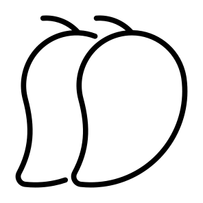 Mango, Fruit, Food, Healthy Food, Food And Restaurant icon