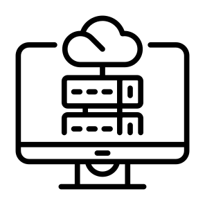 Cloud Server, Cloud Storage, Cloud Data, Hosting, Server, Server Storage icon